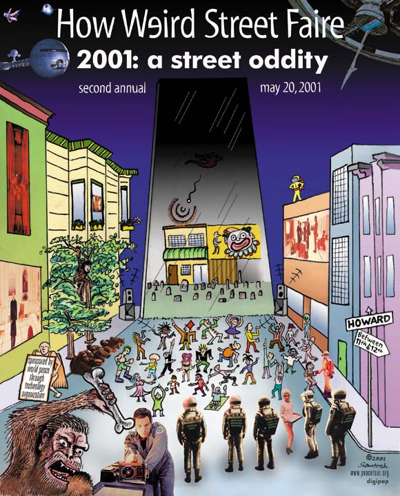 How Weird Street Faire -- 2001: a street oddity