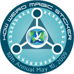 The How Weird Magic Sticker