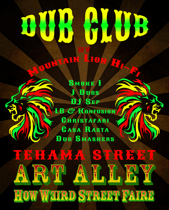 Dub Club stage by Mountain Lion Hi-Fi